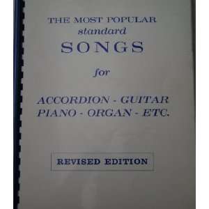  The Most Popular Standard Songs for Accordion   Guitar 