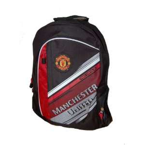   Manchester United Premier League Backpack   Black: Sports & Outdoors