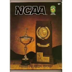  1989 NCAA Baseketball final Four Program 