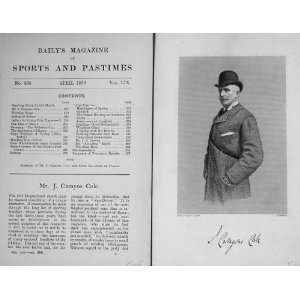   Antique Portrait 1893 Mr J. Comyns Cole BailyS