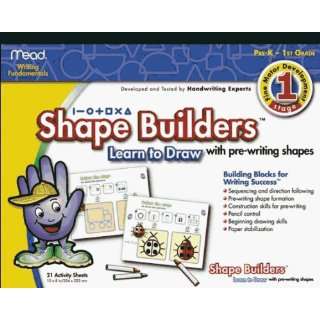   Builders Learn to Draw Tablet with Prewriting Shapes: Office Products