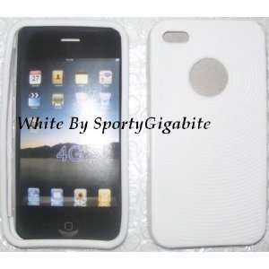  iPhone 4G Silicone case (white) By SportyGigabite: Cell 
