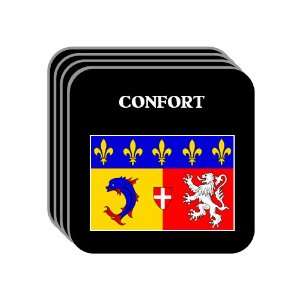  Rhone Alpes   CONFORT Set of 4 Mini Mousepad Coasters 