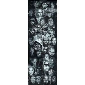   158 x 53cm. Hip Hop Legends, Icons, Rap, Underground: Home & Kitchen