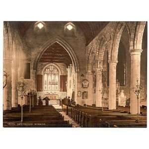   Reprint of Church, interior, Ross on Wye, England
