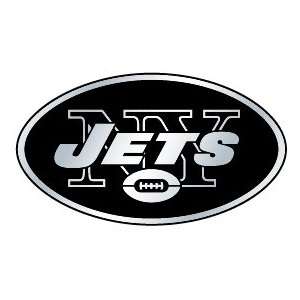  New York Jets Silver Auto Emblem *SALE*: Sports & Outdoors