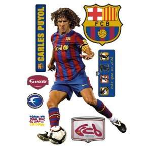  FC Barcelona Carles Puyol Wall Graphic: Sports & Outdoors
