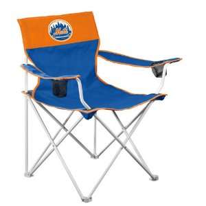  New York Mets Big Boy Adult Folding Logo Chair: Sports 