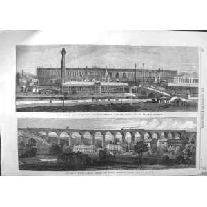  1867 PARIS EXHIBITION MILTON VIADUCT RAILWAY ROWSLEY