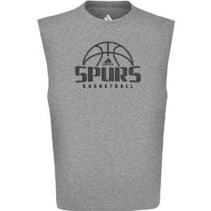  adidas San Antonio Spurs Fundamentally HD Muscle T Shirt 