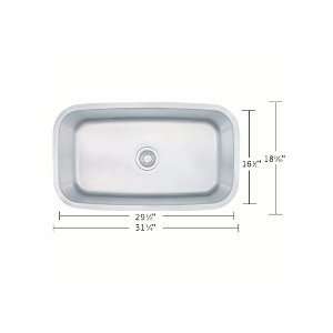   ECLIPSE Napa Single Bowl SInk STAINLESS STEEL 3018: Home Improvement