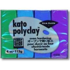  Donna Kato PolyClay Cool Color Sample Pack: Arts, Crafts 