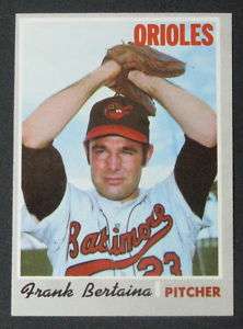 1970 Topps Orioles Frank Bertaina #638  