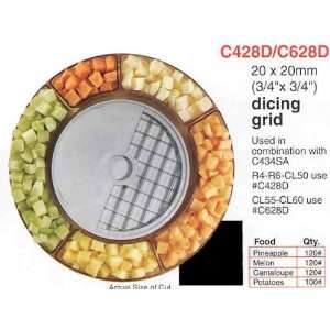 Robot Coupe Pts 28114 3/4 Dicing Grid Plate for Robot Coupe Models 