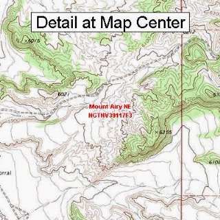   Map   Mount Airy NE, Nevada (Folded/Waterproof)
