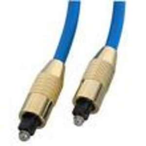  0.5m SPDIF Digital Optical Cable   TosLink, Premium Gold 