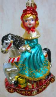 RADKO Hayley Doll ORNAMENT Child CHILDREN Horse 1015203  