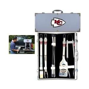  Kansas City Chiefs 8pc. BBQ Set w/Case: Sports & Outdoors