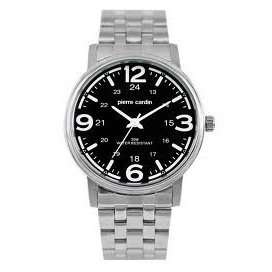 Pierre Cardin Gents Stainless Steel Black Dial Watch  