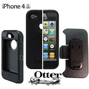   OTTERBOX Defender w/ Clip Holster Case iPhone 4S Also iPhone4 Siri