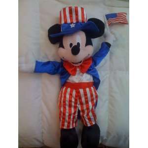  Mickey Mouse Plush 4th of July: Toys & Games