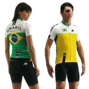  Assos Mens Brasil Federation National Team Short Sleeve 