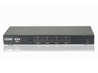 HDMI 4x4 Matrix Switch Splitter V1.3b 1080P FullHD PS3  