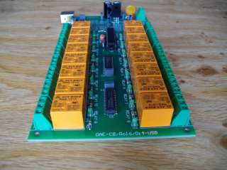 USB 16 Channel Relay Module   RS232 Controlled, 12V  