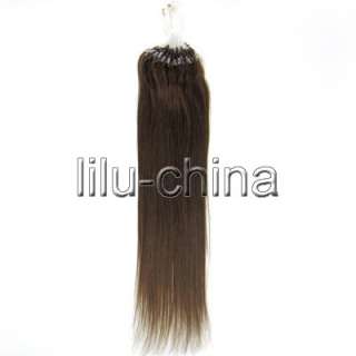 100s Multiple Size 100% INDIAN Loop Ring Remy Human Hair Extensions in 