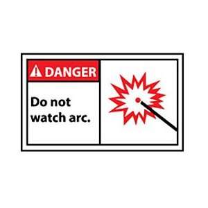 Graphic Machine Labels   Danger Do Not Watch Arc:  