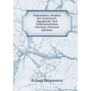   Literatur (German Edition) Richard Reitzenstein Books