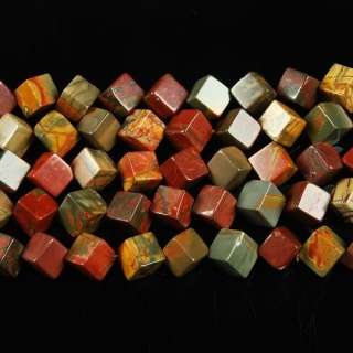 0907 14mm multi color picasso jasper loose beads  