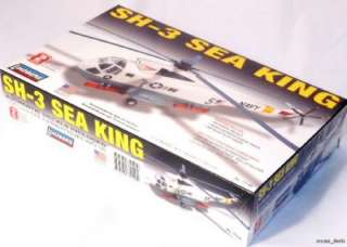 Lindberg 1/72 Scale SH 3 Sea king Navy Helicopter Plastic Model Kit 