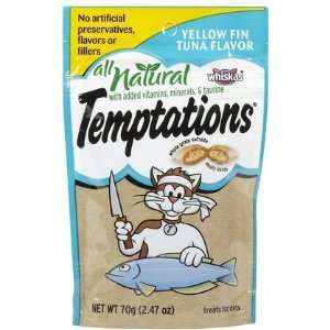  Whiskas All Natural Temptations   Yellowfin Tuna   2.47 oz 