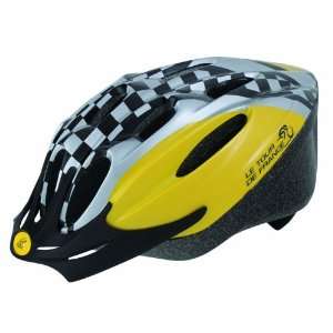  Tour de France Adult Cycle Helmet (Yellow/ Black, Large 