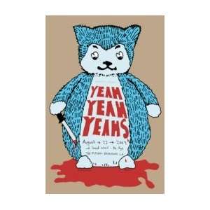 YEAH YEAH YEAHS   Limited Edition Concert Poster   The Mayan Los 