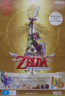 The Legend of Zelda Skyward Sword POSTER Brand NEW  