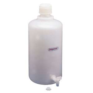   Polyethylene Carboy Bottle with Spigot, Aspirator, 5 gallon Capacity