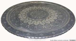 antik Massive orient Tablett Kupfer teetisch rarität aus Isfahan 