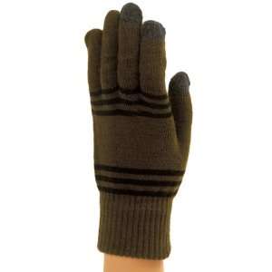  Solid Color Texting Gloves   Brown