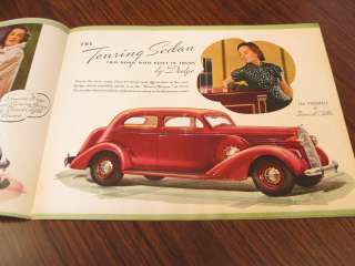 1937 DODGE Car Color Sales Brochure  