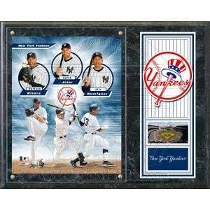  New York Yankees Triple Play 15x12 Plaque Sports 