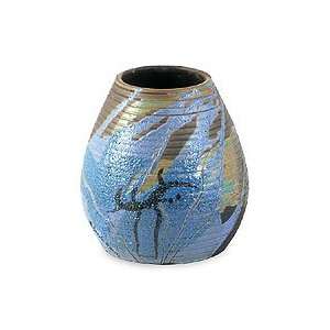  Raku ceramic vase, Hope Home & Kitchen