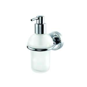   5516 CH Chrome Luna Satin Glass Soap Dispenser 5516