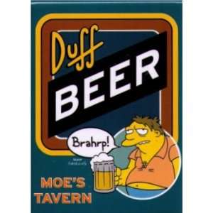  Simpsons Duff Beer Moes Tavern Barney Magnet SM983