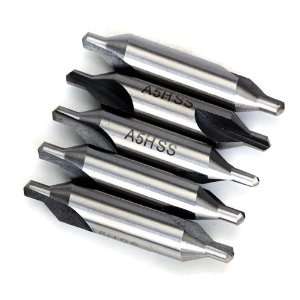  5pcs 5mm Combined Center Drill Countersinks 60 Degrees 