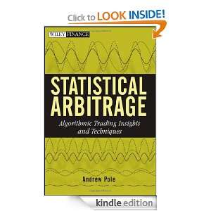 Statistical Arbitrage Algorithmic Trading Insights and Techniques 