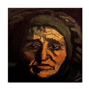  Head of a Peasant Woman with Greenish Lace Cap By Vincent 
