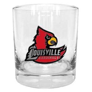    College Rocks Glass   Louisville Cardinals: Sports & Outdoors