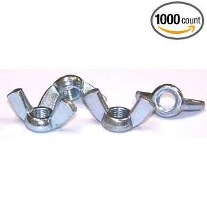 16 Cold Forged Wing Nuts / Steel / Zinc / 1,000 Pc. Carton:  